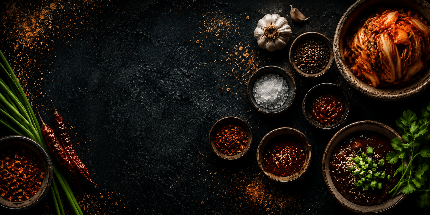 Editorial spice spread — Borderless Kitchen.